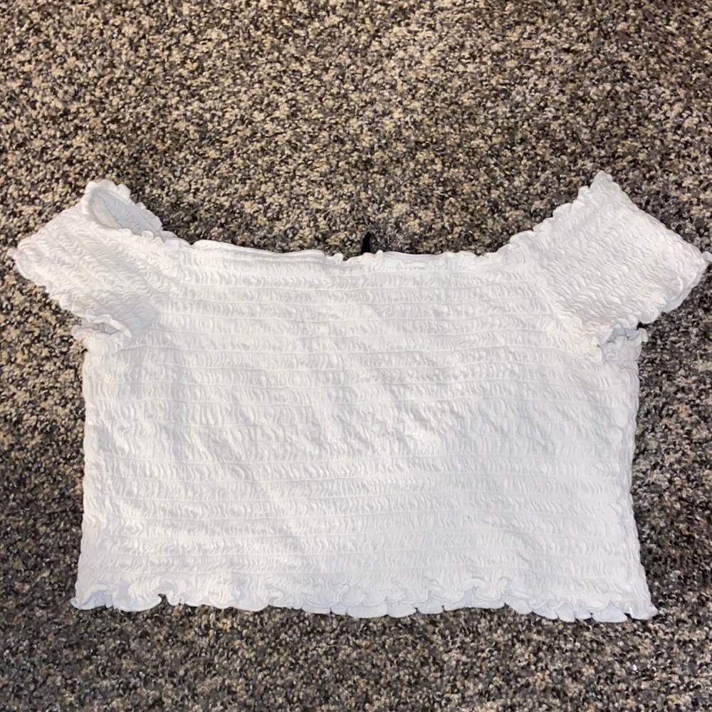 off the shoulder crop